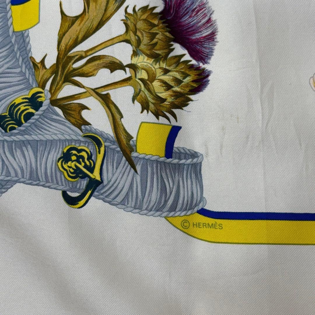 HERMES エルメス 90 REGINA スカーフ