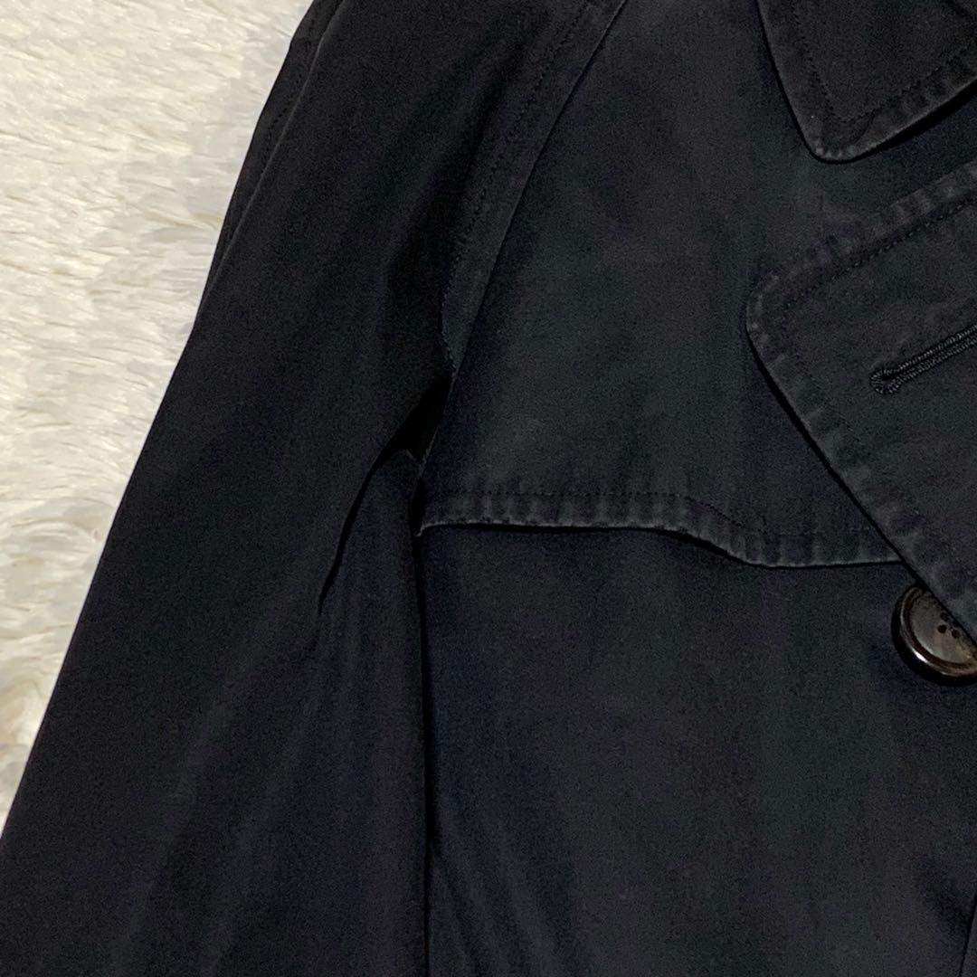 美品　バーバリーロンドン　トレンチ　メガチェック　カシミヤ混　羊毛　ベルト