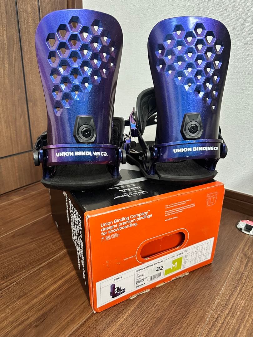 UNION STRATA ユニオン バインディング M 紫 '21-'22