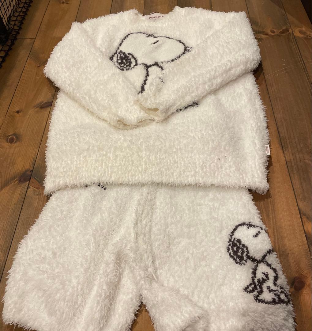 140 150 ジェラートピケ スヌーピー パジャマ　セット