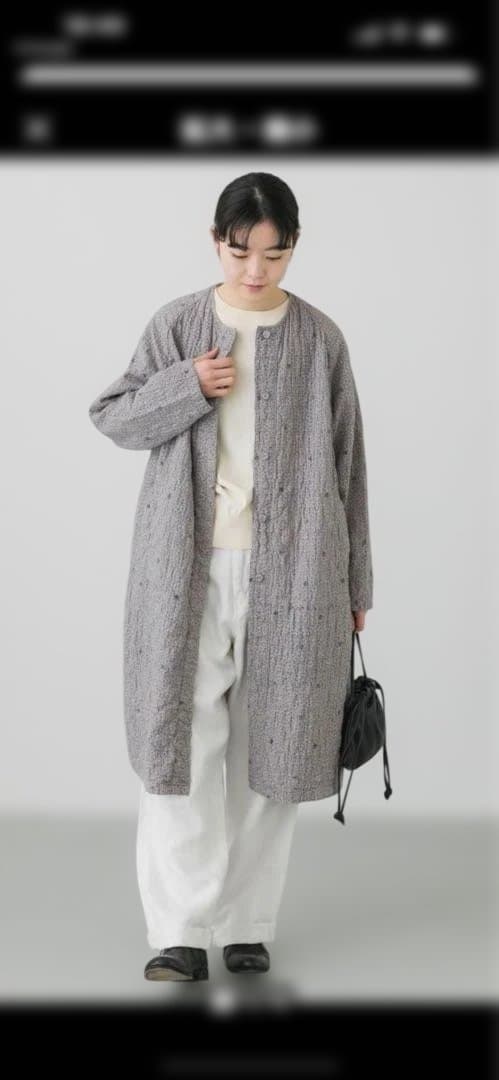 ようお値下げしました　メゾンドソイル　キルティングコート