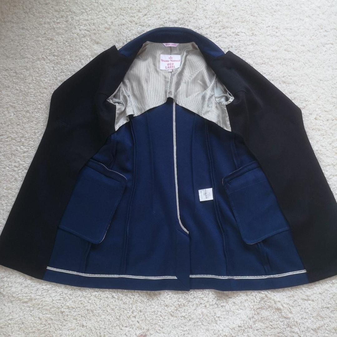 ヴィヴィアンウエストウッド　ラブジャケット　コート　ネイビー　2