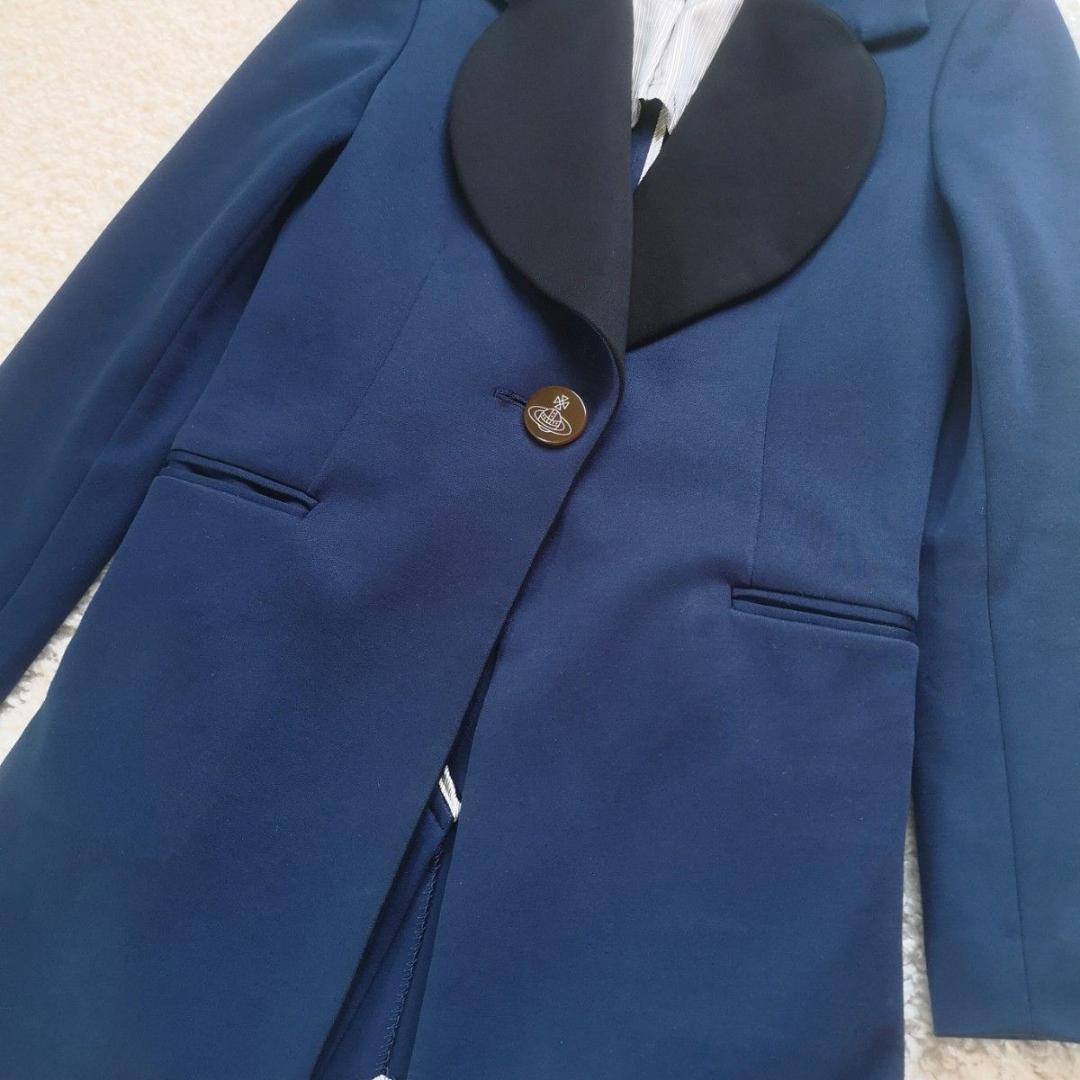 ヴィヴィアンウエストウッド　ラブジャケット　コート　ネイビー　2