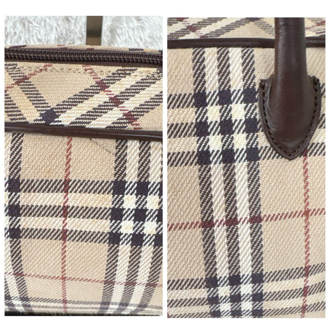 BURBERRY BLUE LABEL　ミニボストン　ノバチェック　三陽商会