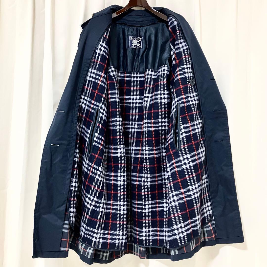 Burberrys バーバリー トレンチコート ダブル ライナー ネイビー L