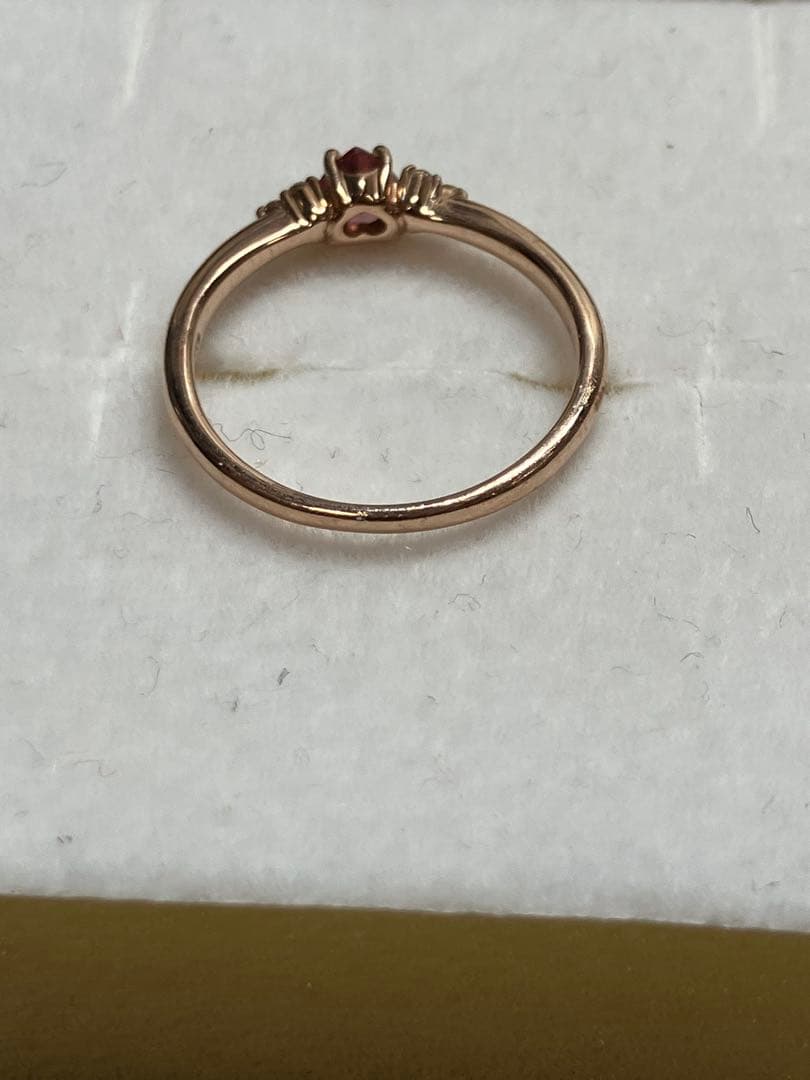 k10ハートが可愛いリング9号