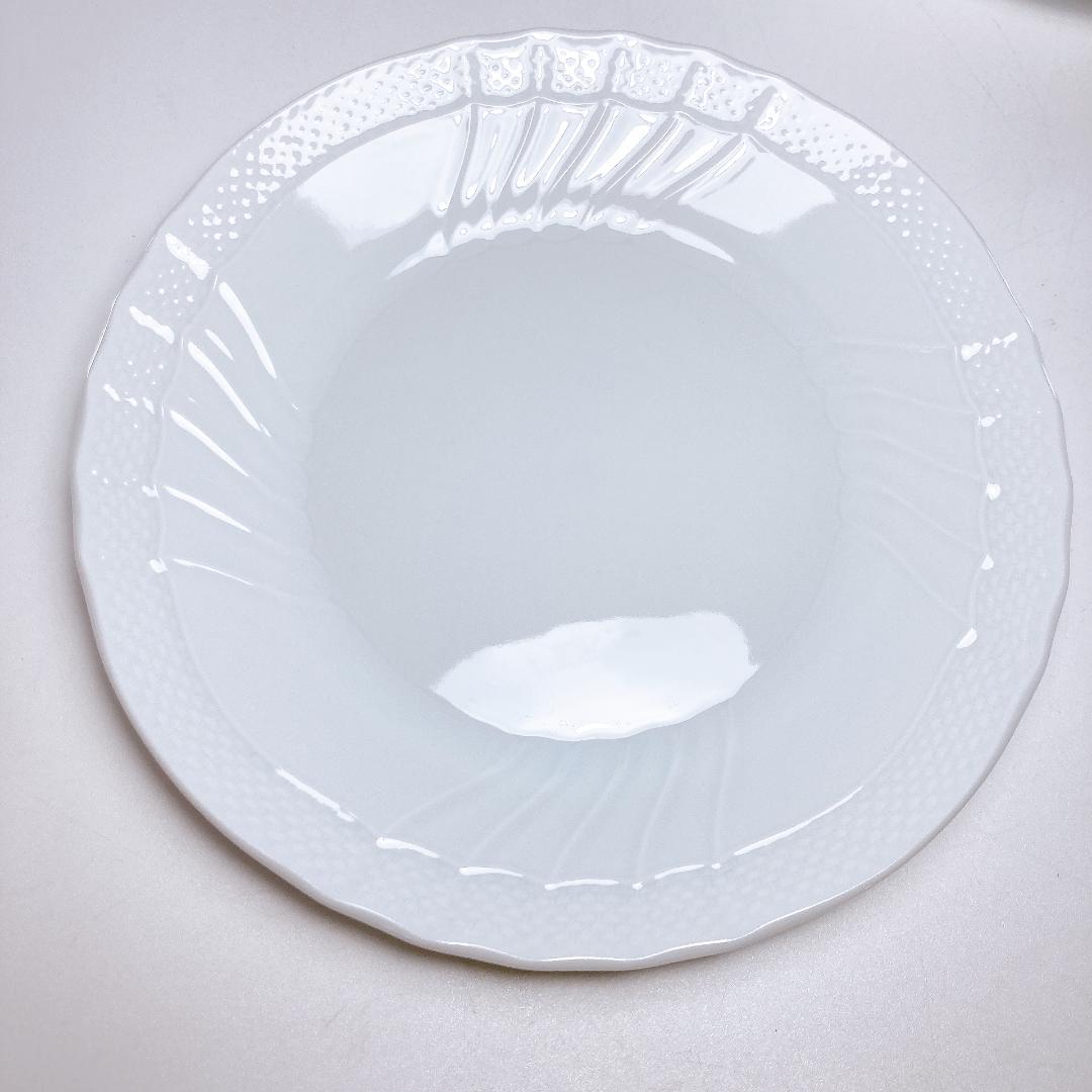 リチャードジノリ ベッキオホワイト プレート 17㎝ 5枚　|4201|