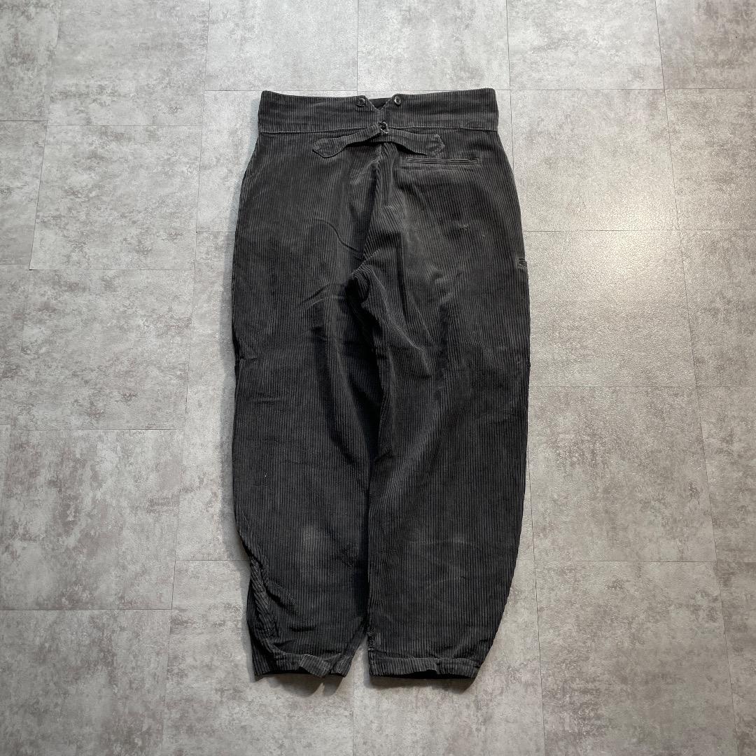 50-60s Adolphe Lafont 太畝コーデュロイ 針シンチ W35