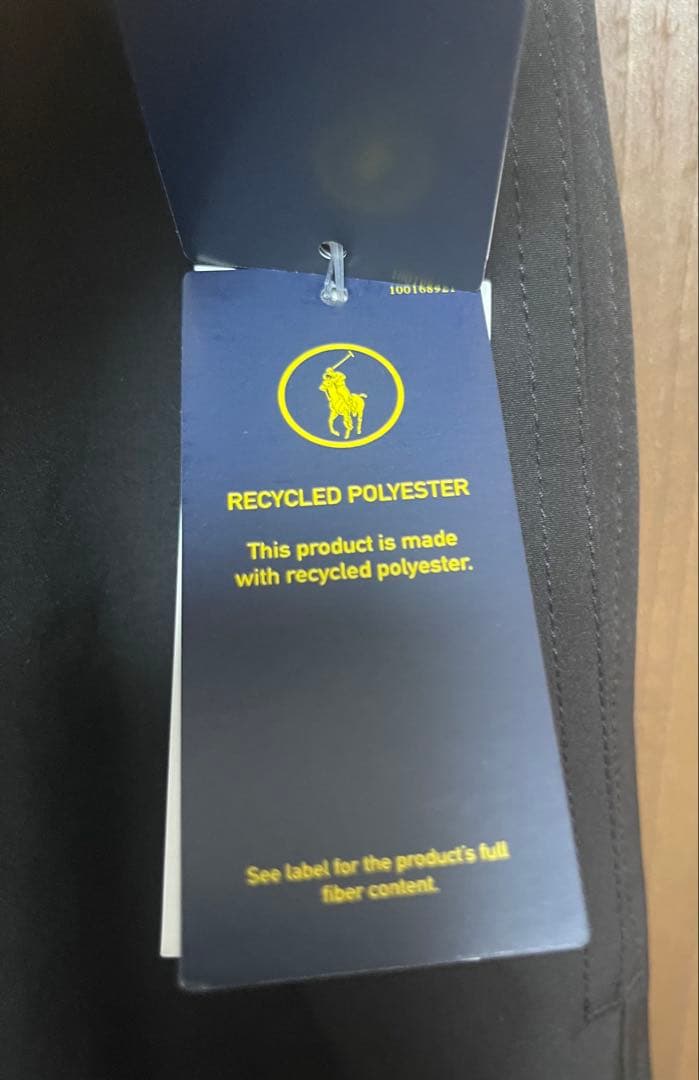 【新品未使用】POLO Ralph Laurenポロロゴ刺繍入り黒水着M