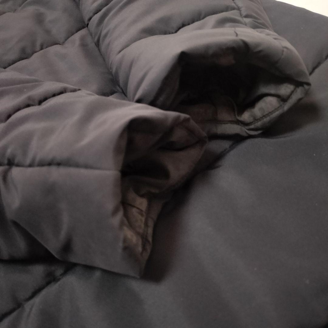 NEW BALANCE　ウインドパデットロングコート　ベンチコート　黒　M　中綿