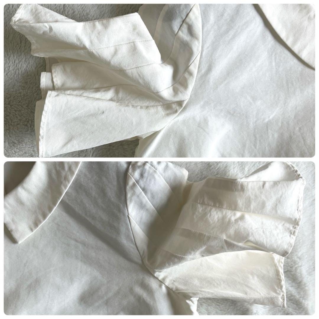 p*h様 フォクシー FOXEY コットンシルクプリーツスリーブブラウス 40