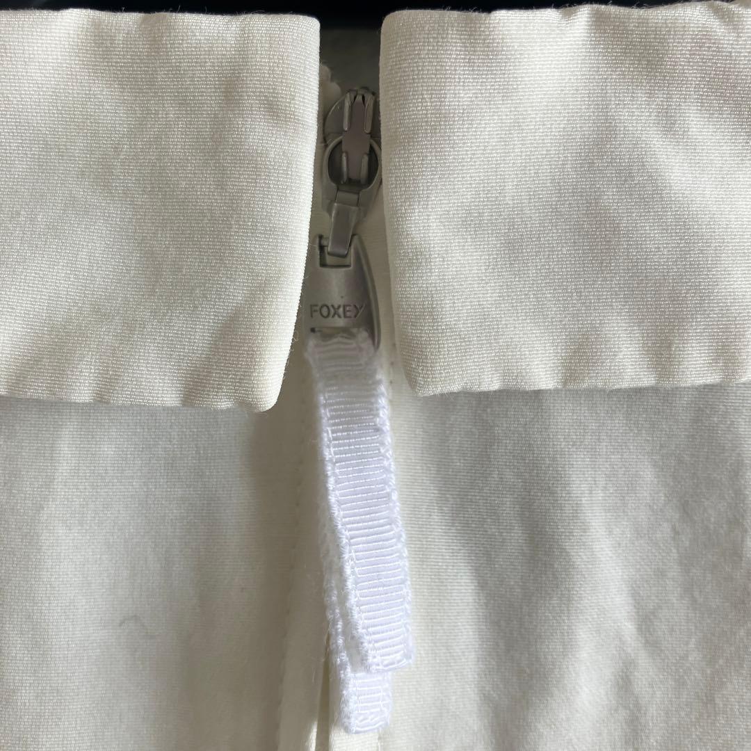 p*h様 フォクシー FOXEY コットンシルクプリーツスリーブブラウス 40