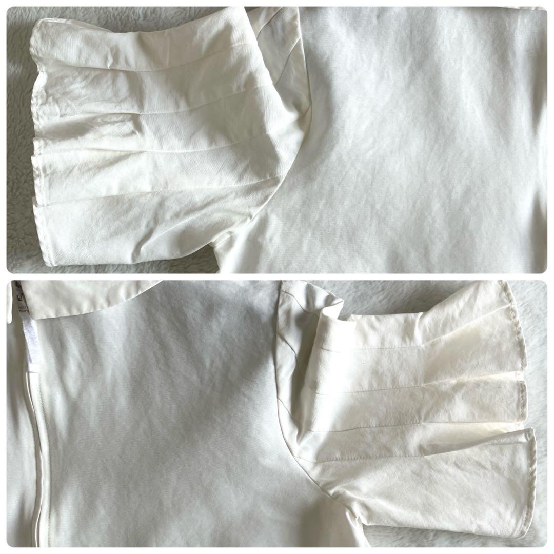 p*h様 フォクシー FOXEY コットンシルクプリーツスリーブブラウス 40