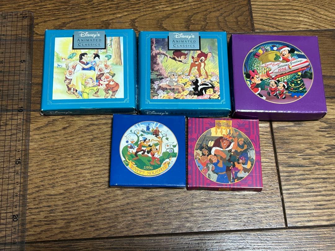 クリスマスオーナメント5点セット　フロリダディズニーワールド　ディズニーグッズ