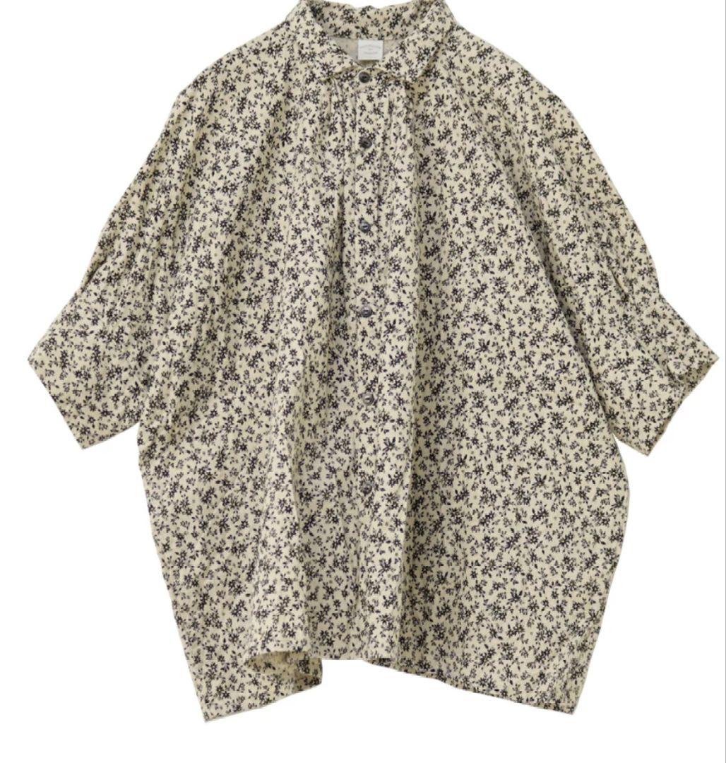 【NOUVELLES DU PARADIS】北欧暮らしの道具店取扱　花柄ブラウス