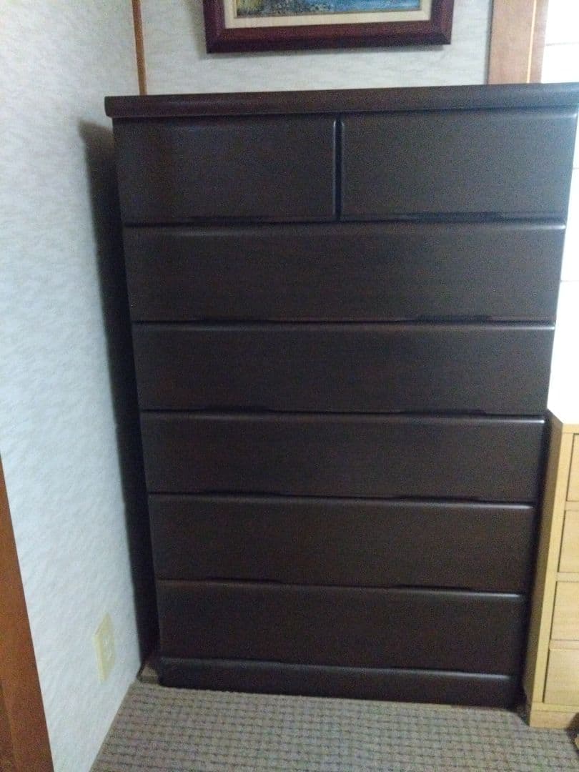 ダークブラウンチェスト 6引き出し