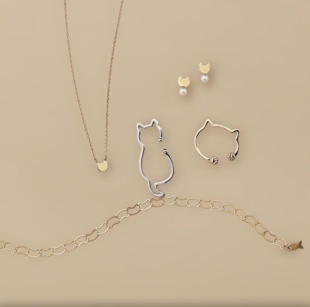 ち*ん様 ヴァンドーム青山Va k10イエローゴールドネコブレスレット✨