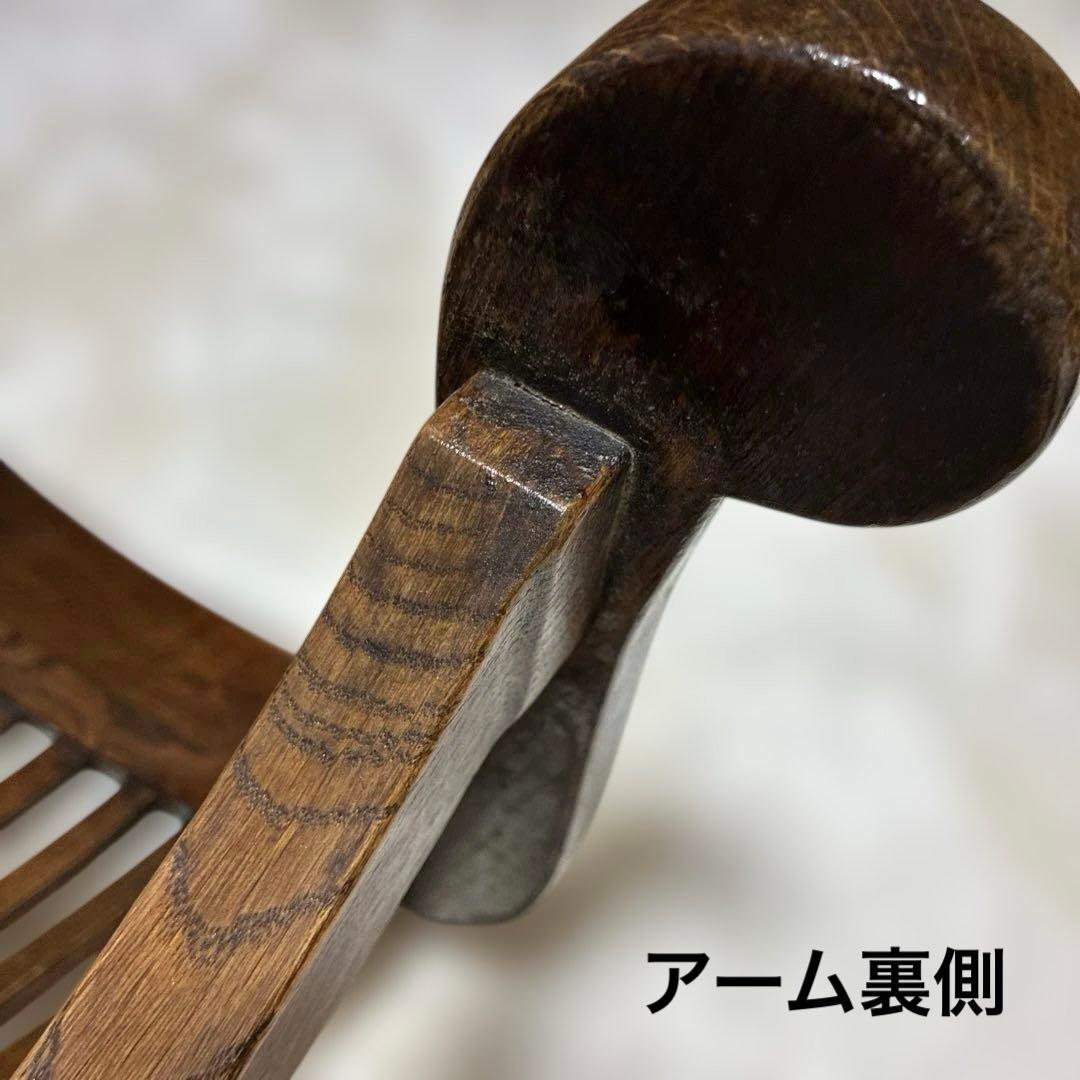 英国アンティーク木製スモーカーズチェア/アームチェア/肘掛けイス