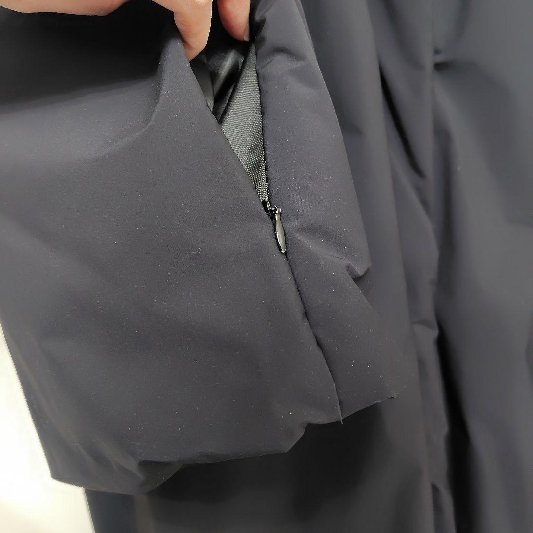 ✧CLANE✧ BALLOON HOODIE LONG DOWN COAT 黒