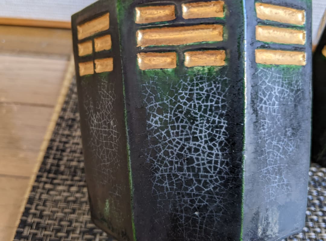 骨董、お茶道具、茶道具、八掛火入一対、弘入