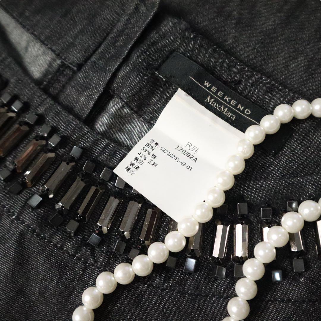 MaxMara 【最高級】代表作アイコンビジュー　ピュアリネンワンピース