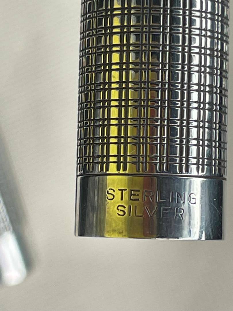 万年筆 PLATINUM プラチナ 18k WG 極細