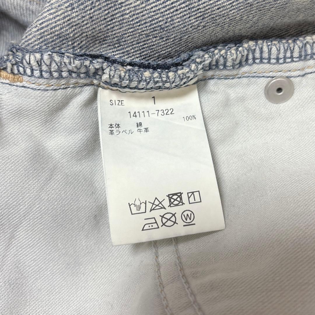 美品 CLANE クラネ SECOND DENIM PANTS ワイドパンツ