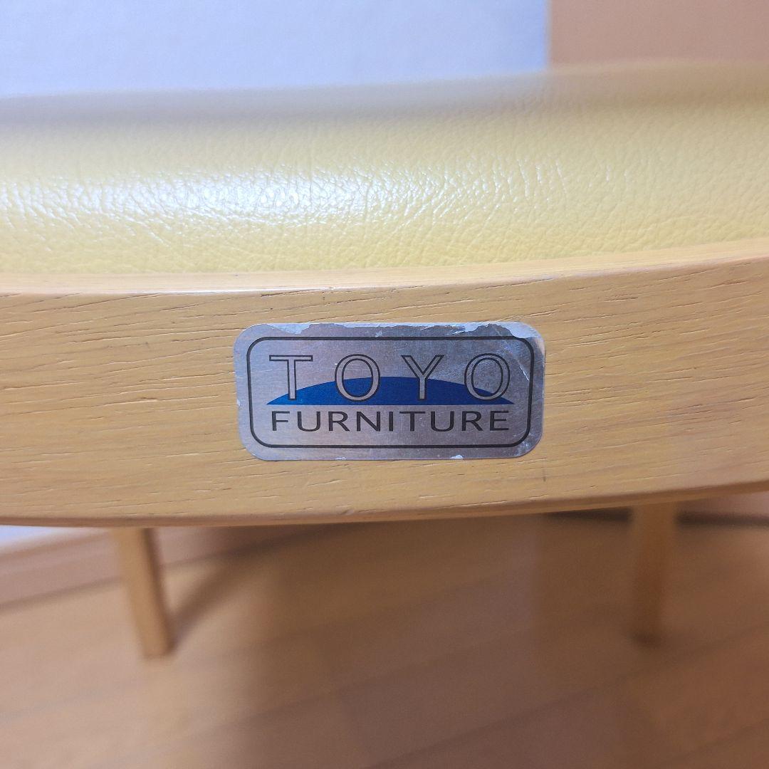 TOYO FURNITURE ダイニングチェア 2脚セット ナチュラル 木製