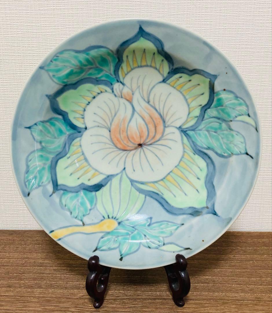 佐藤走波（五代）染錦印度更紗文　七寸　鉢