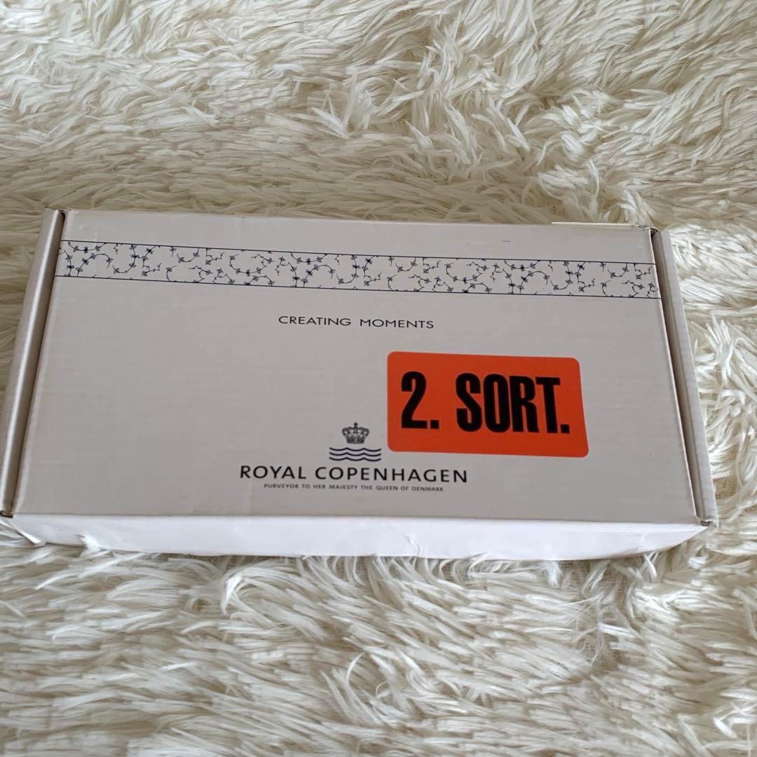 未使用❣️ロイヤルコペンハーゲン　ブルーフルーテッド　スクエア　デッシュ　24cm