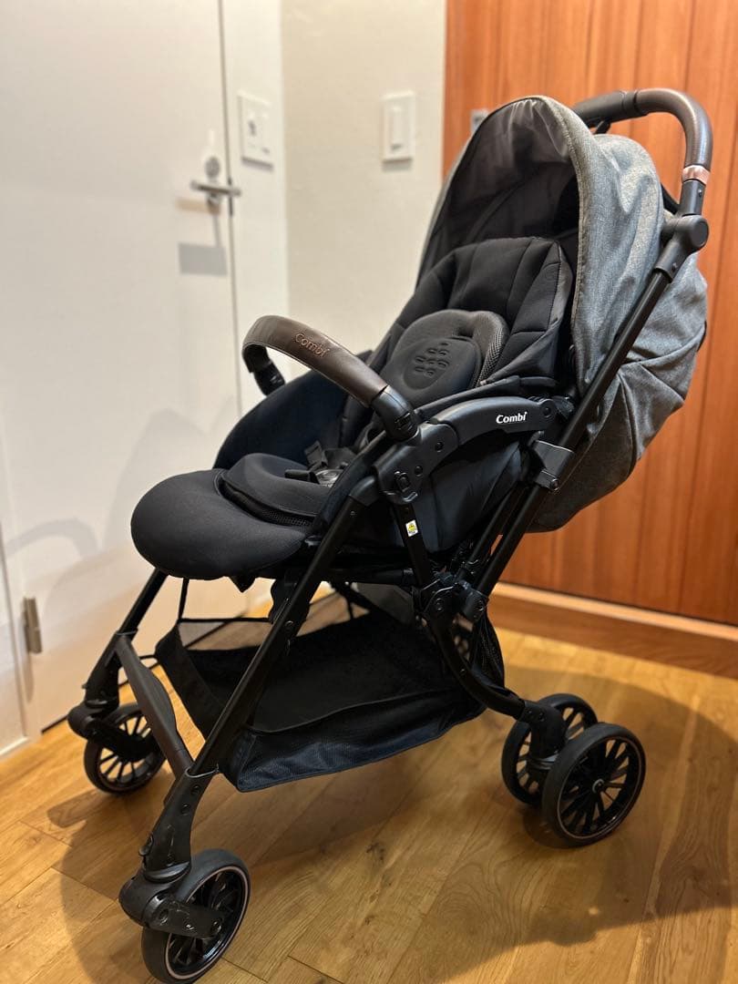 まさん専用　CombiスゴカルSwitchエッグショックAS 純正レインカバー付