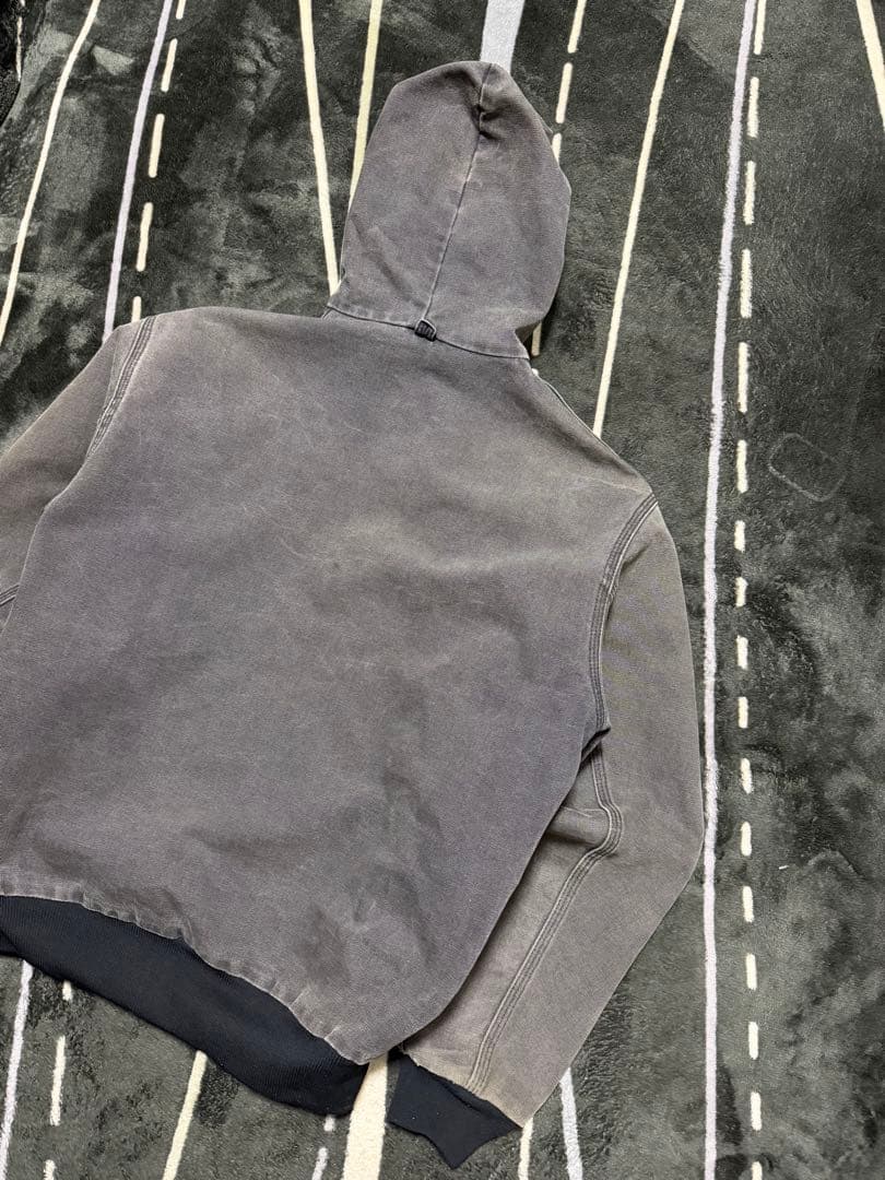 ‼️希少 90sフェード カーハート アクティブジャケットJ03ブラックUSA製