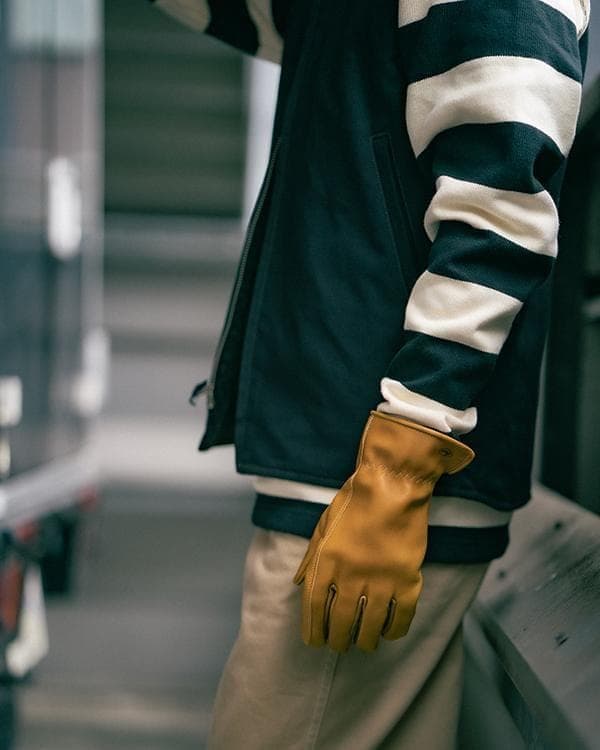 ブコ ホースハイド MOTORCYCLE GLOVE YELLOW 9½