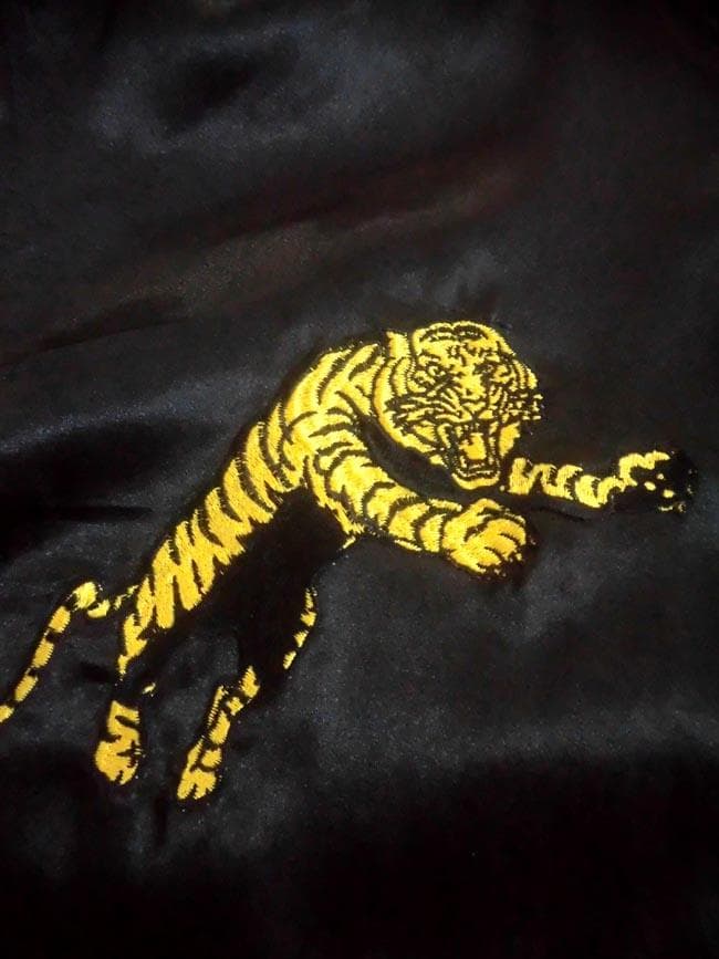 クライミー リバーシブル タイガー&アロハ ジャケット M 虎刺繍 スカジャン