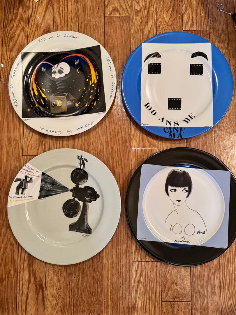 激レアPhilippe Deshoulieres Cinema 大皿　4枚