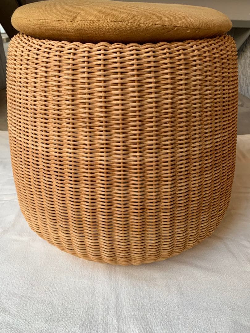 希少 山川ラタン 剣持勇デザイン ヴィンテージ スツール ジャパニーズモダン D