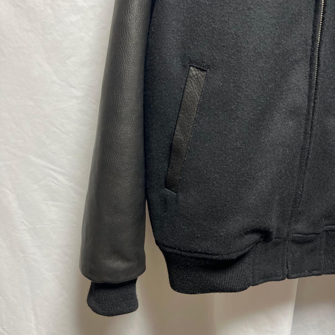 ジャケット・アウター WACKO MARIA LEATHER VARSITY JACKET M