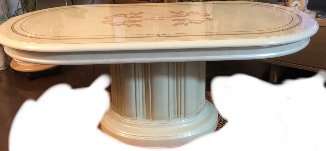 イタリア製◆サルタレッリ◆センターテーブル◆フローレンス◆ロココ調家具◆白家具