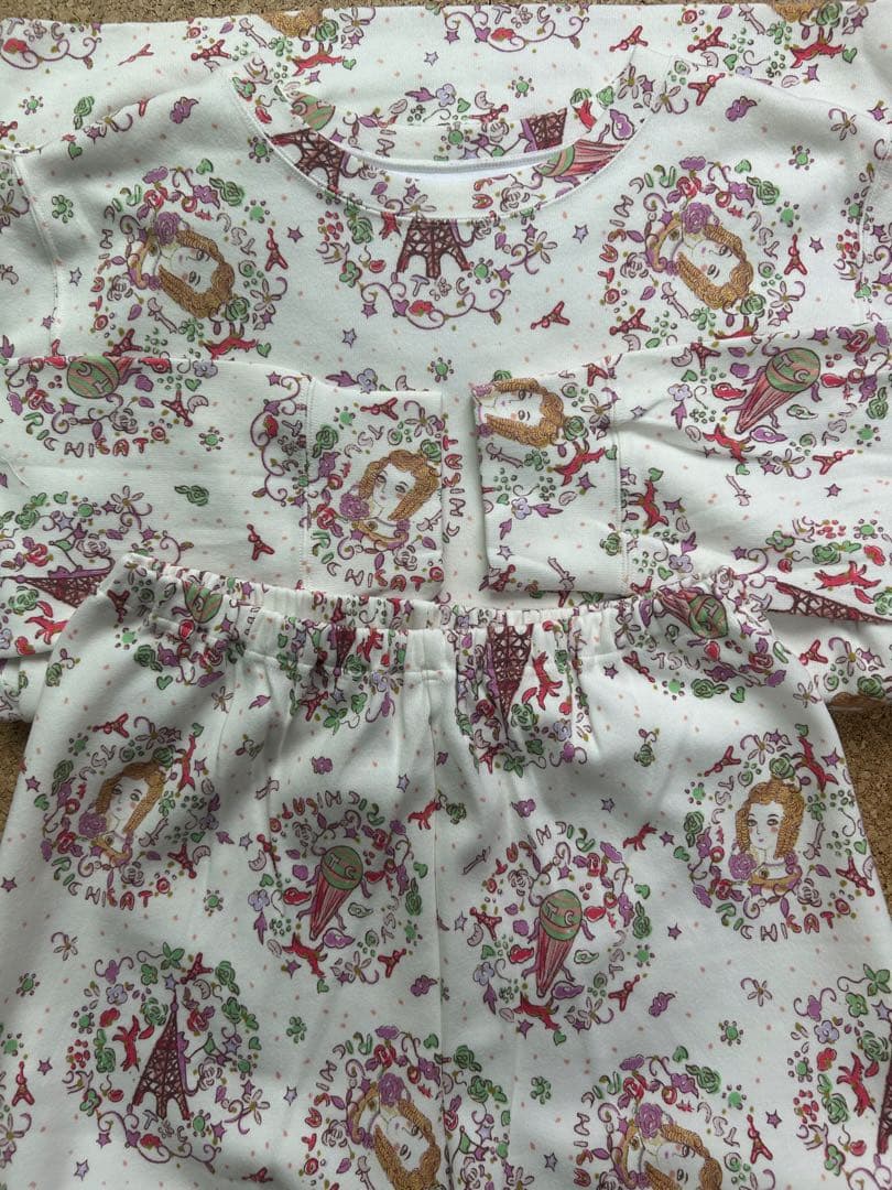 ♡ツモリチサトスリープ♡ワコール製　長袖パジャマ　ルームウェア　あったか素材 L