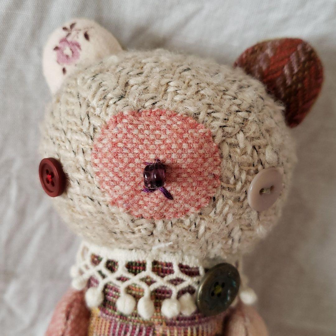 かとうゆりあ　ハンドメイド　人形　ベア　手作り