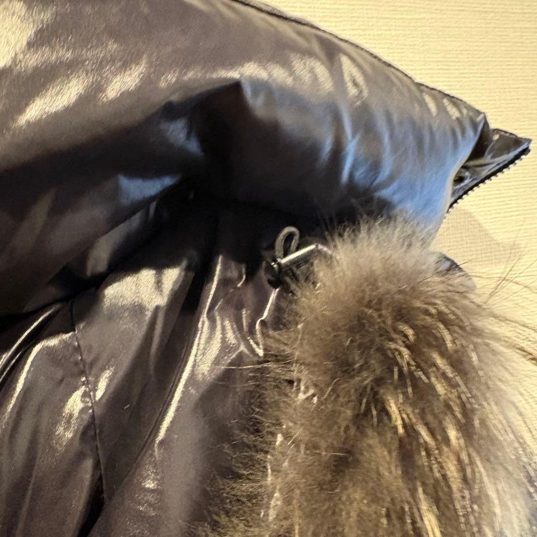 TATRAS ダウンコート ブラック ファー付き