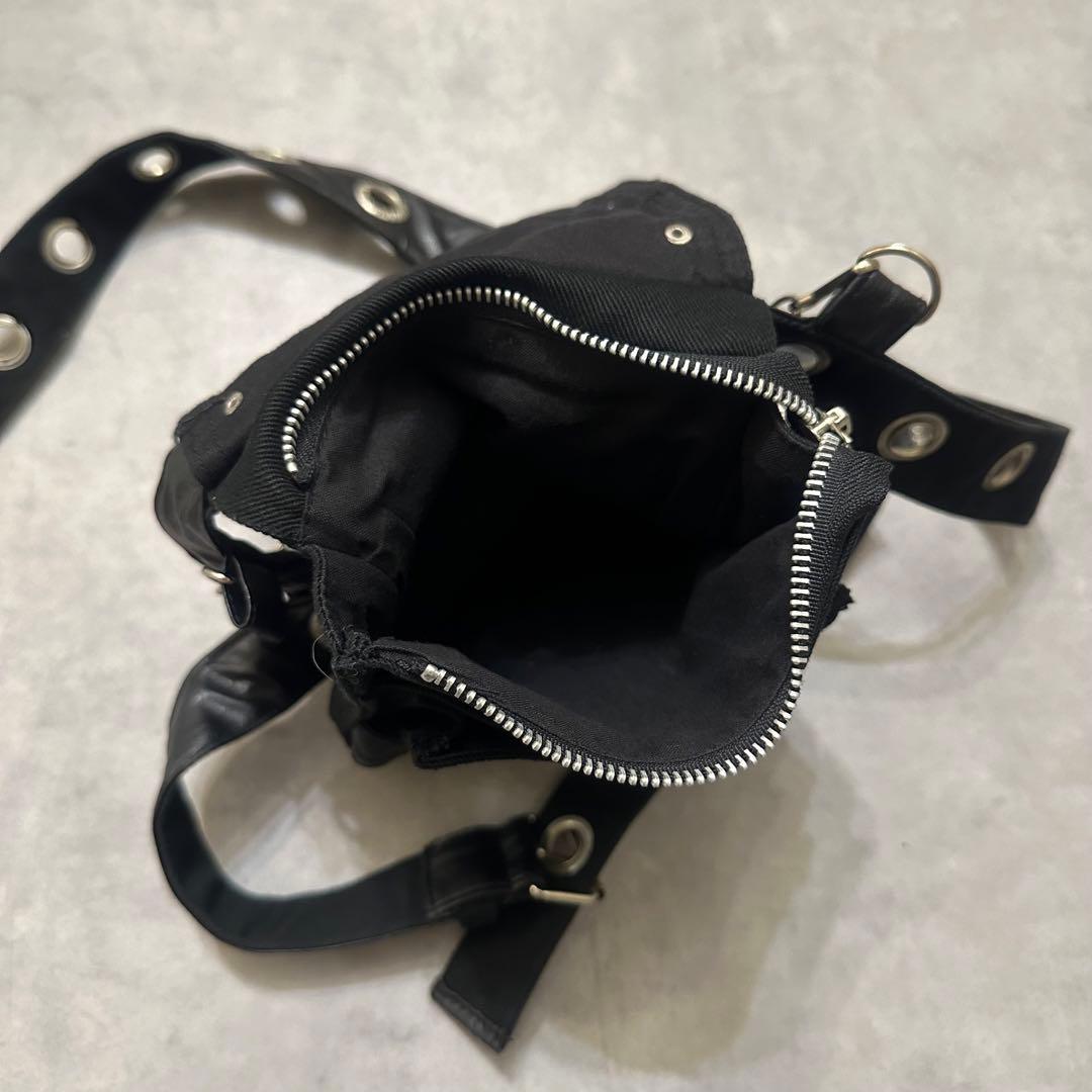 Y2K 平成ギャル ウエストポーチ　ミニバッグ　ドクロ　ゴシック　グランジ