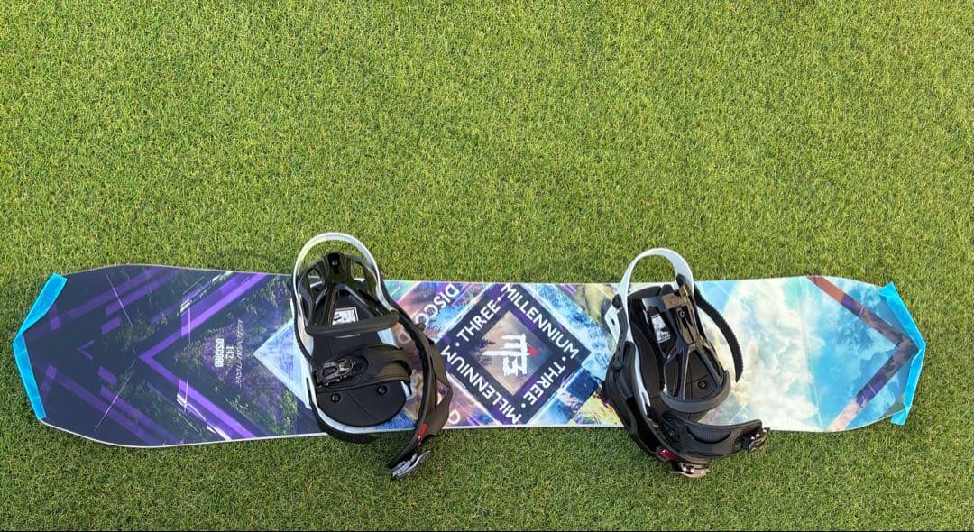 【美品】スノーボード板　ビンディング付き