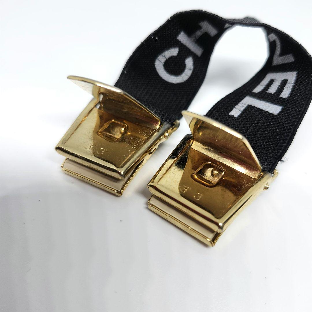 CHANEL シャネル アームバンド アームクリップ ゴールド ブラック 黒