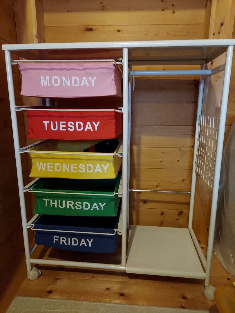 キッズハンガースチールラック