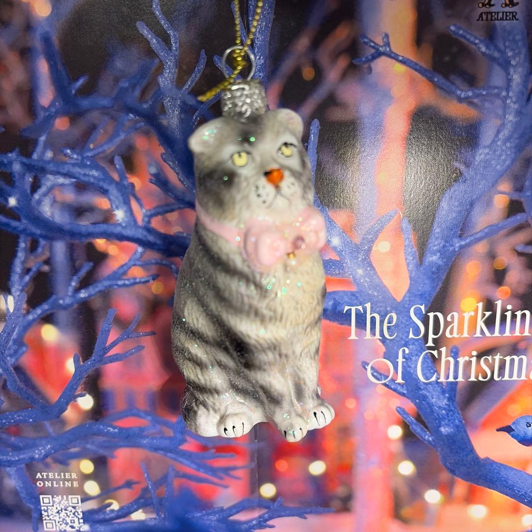 アスティエ・ド・ヴィラット　クリスマスオーナメント　スコティッシュフォールド②