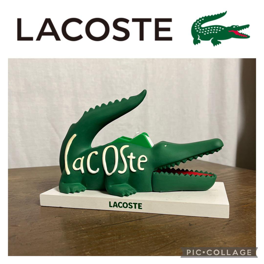 希少◾️Lacoste ラコステ テープカッター 置物 オブジェ 鰐 ワニ