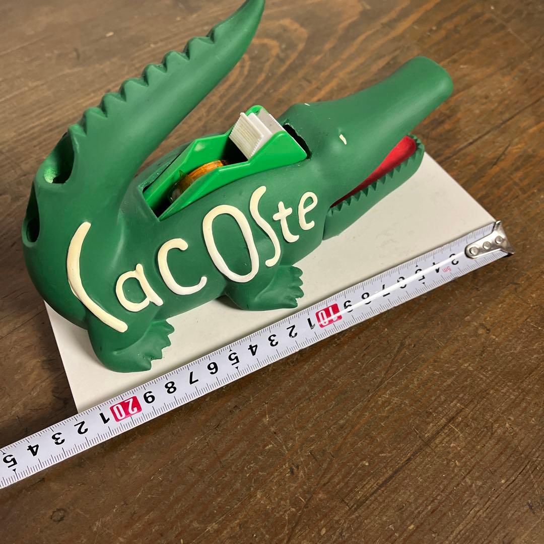 希少◾️Lacoste ラコステ テープカッター 置物 オブジェ 鰐 ワニ