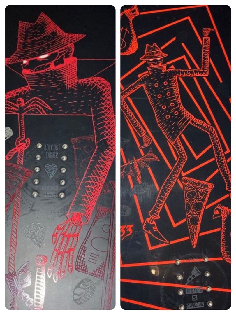 【親子2本セット】サロモンThe Villain 153&133㎝2本まとめて！