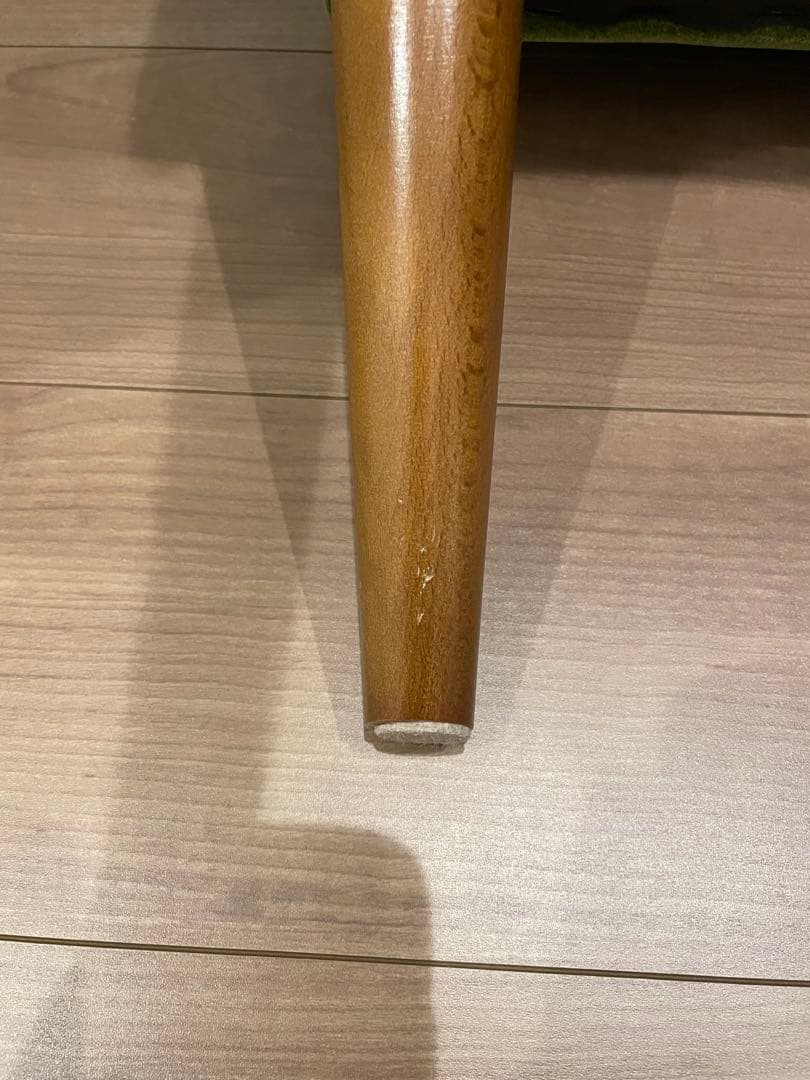 カリモク60 カフェチェアー モケットグリーン